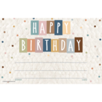 Teacher Created Resources Everyone is Welcome Happy Birthday Awards [TCR7135]