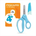 FISKARS Fiskars 5 inch Pointed Tip Kids Scissors w/sheath - Turquoise [62995]