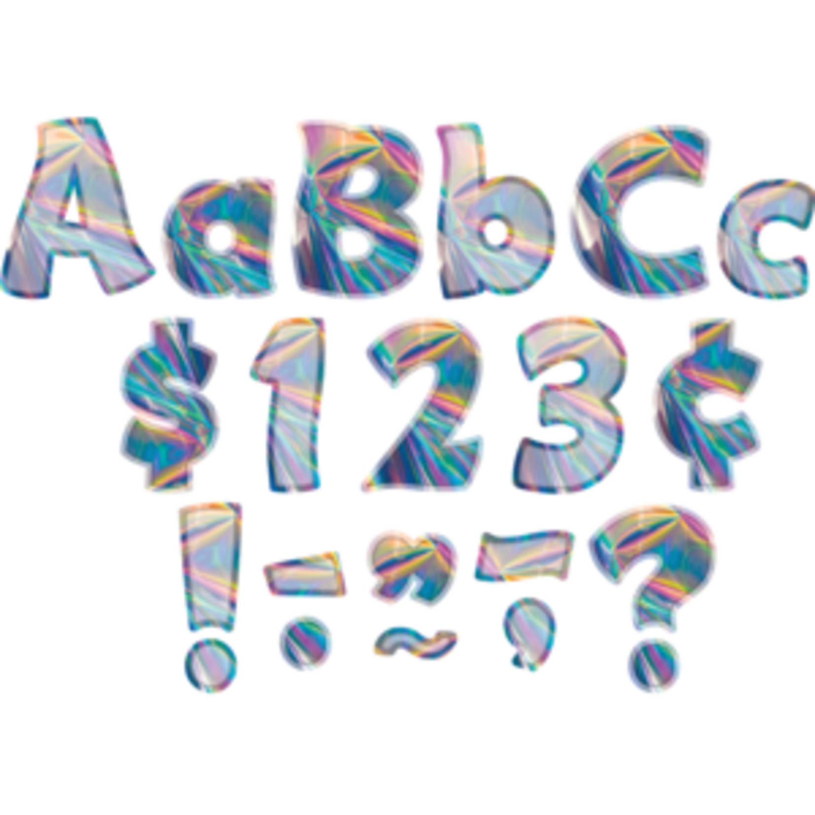 Teacher Created Resources Iridescent Funtastic 4" Letters Combo Pack [TCR8708]
