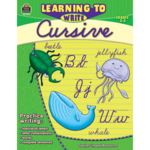 Teacher Created Resources Learning to Write Cursive Grade 2-3 [TCR2770]