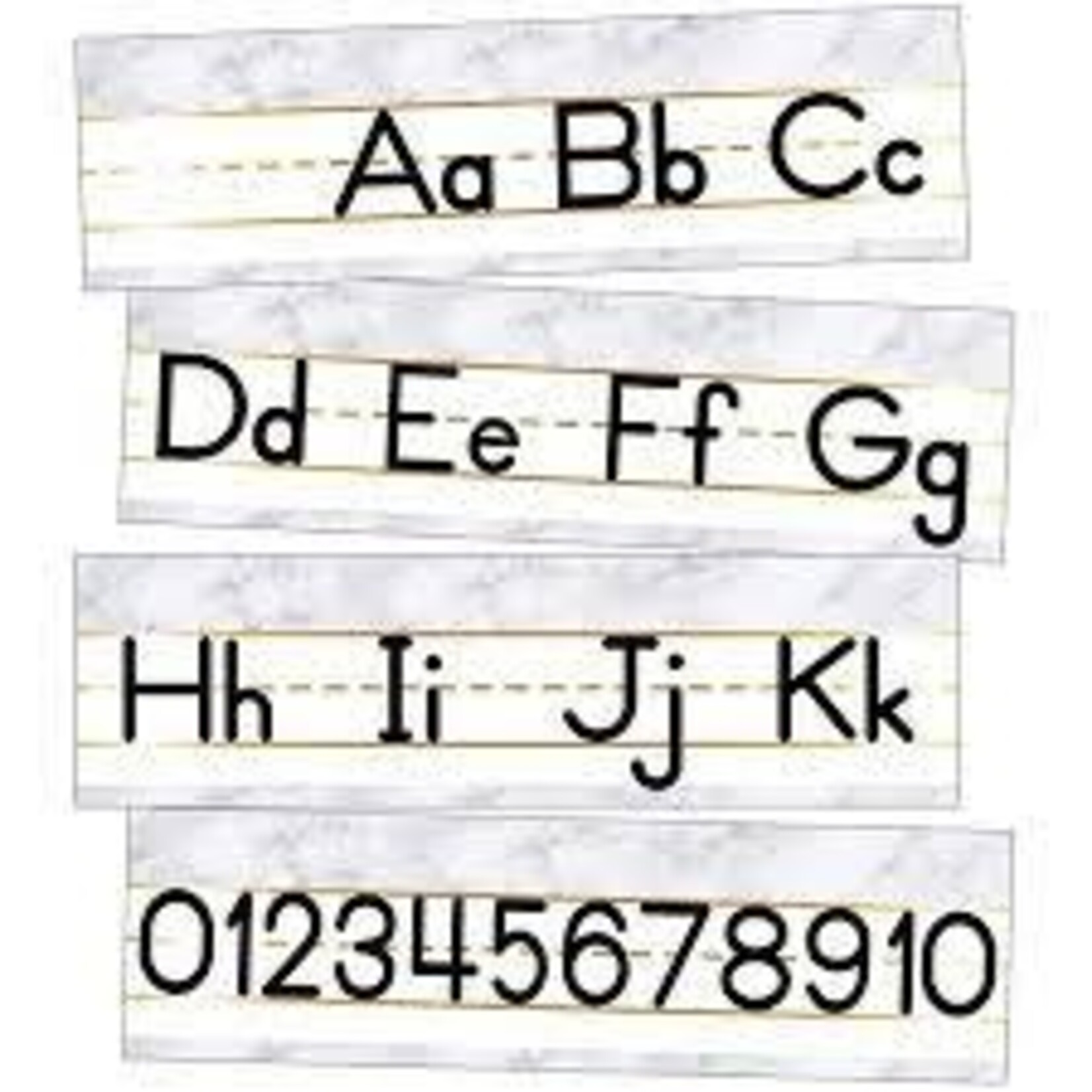 Carson-Dellosa Publishing Group Simply Boho Alphabet Line: Manuscript Mini Bulletin Board Set Grade PK-5 [CD110507] [CD110507]