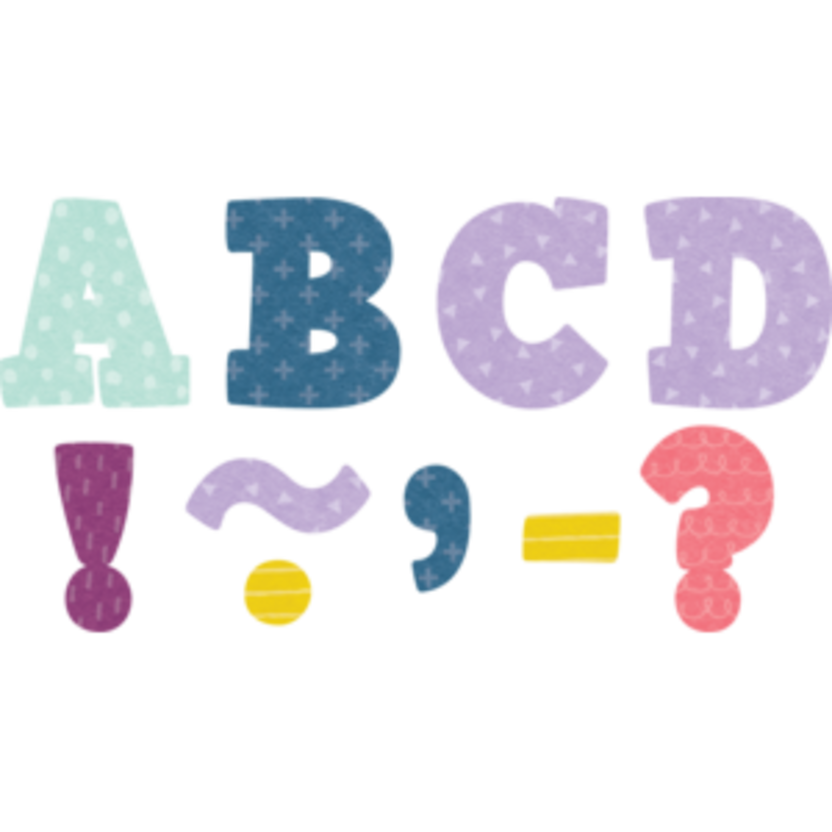 Teacher Created Resources Oh Happy Day Bold Block 3" Magnetic Letters [TCR77569]