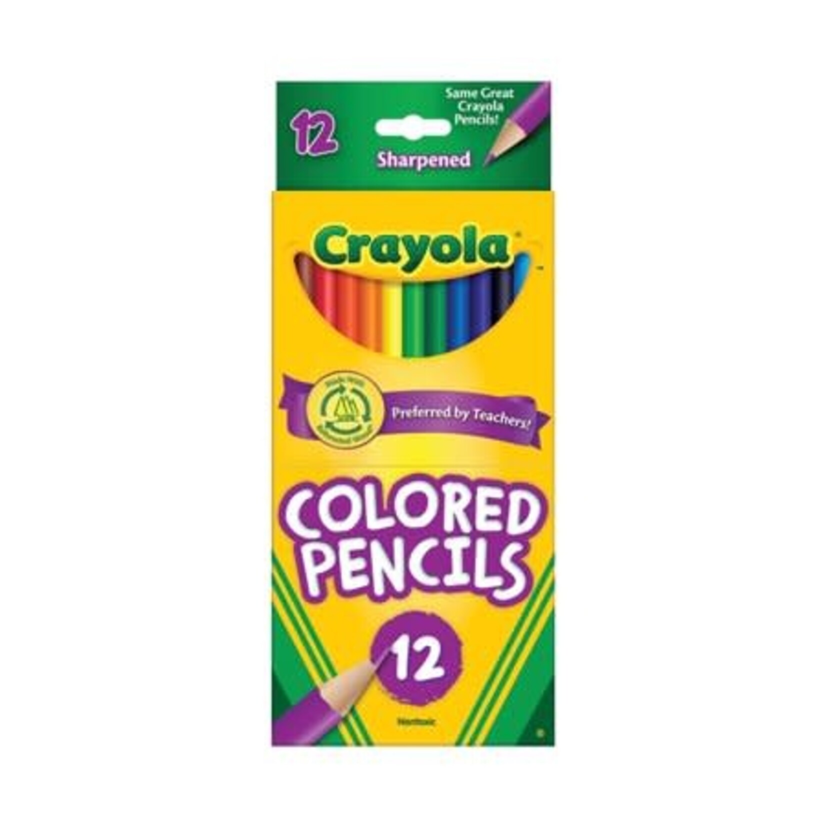 CRAYOLA Crayola Pre Sharpened Colored Pencils 12 Pieces [BIN4012]