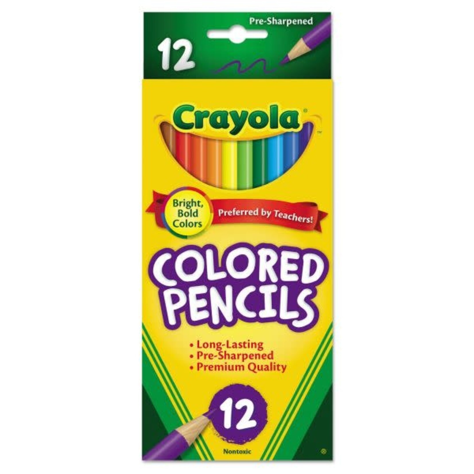 CRAYOLA Crayola Pre Sharpened Colored Pencils 12 Pieces [BIN4012]