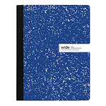 JUST BASICS Office Depot Brand Composition Book, 7-1/2" x 9-3/4", Wide Ruled, 100 Sheets, Blue [6901441]