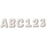 EUREKA EUREKA A Close-Knit Class Cream Felt Deco Letters, 179 Pieces [850012]