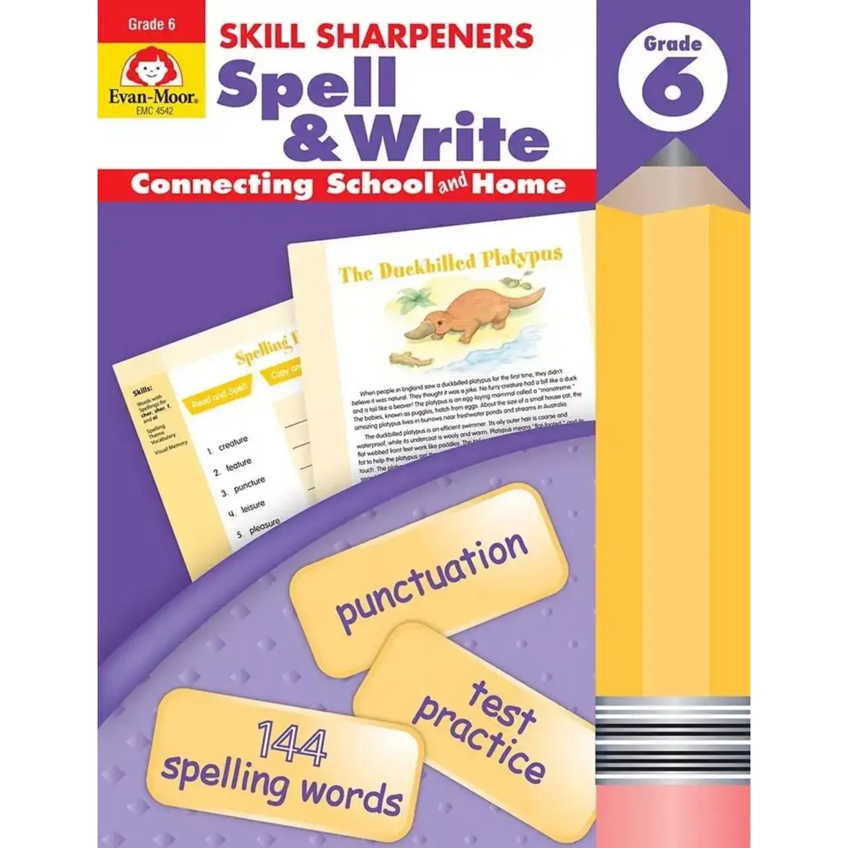 Evan-Moor Skill Sharpeners: Spell & Write Grade 6 [EMC4542]