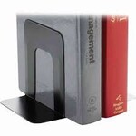 Business Source Business Source Heavy-gauge Steel Book Supports Black (Set of 2) [BSN42550] [BSN42550]
