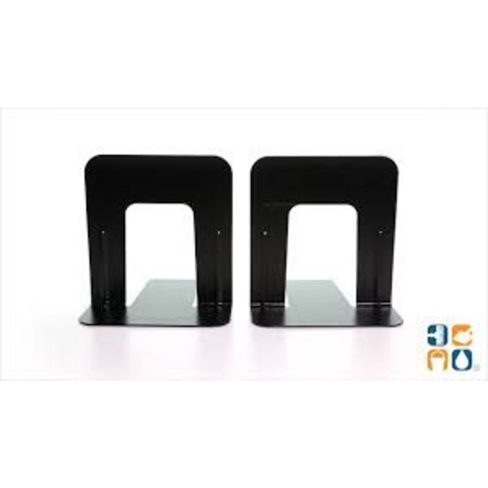 Business Source Business Source Heavy-gauge Steel Book Supports Black (Set of 2) [BSN42550] [BSN42550]