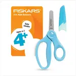 FISKARS Fiskars 5 inch Pointed Tip Kids Scissors w/sheath - Turquoise [3-062419]