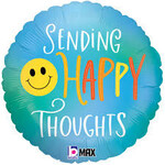 Betallic Sending Happy Thoughts 18 Inch Mylar Foil Balloon [26134]