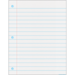 Teacher Created Resources Notebook Paper Write-On/Wipe-Off Chart 17x22 [TCR7114]