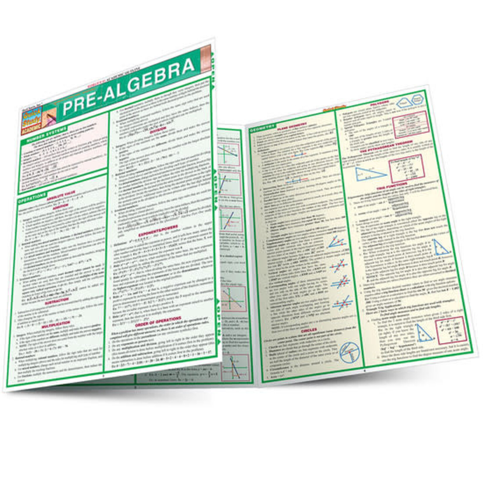 QuickStudy QuickStudy | PRE-ALGEBRA [227262]