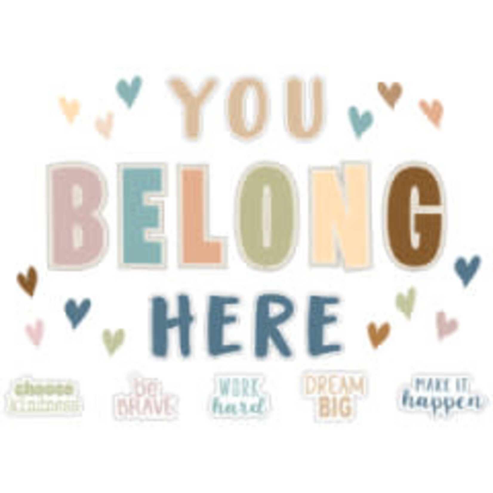 Teacher Created Resources Everyone is Welcome You Belong Here Bulletin Board [TCR7168]