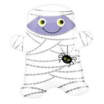 Smiling Mummy Jr. Shape 18in. Halloween – Mylar Balloon [2275101]