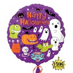 Not Afraid of Ghosts Halloween 28 Inch Singing Balloon [20019]