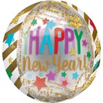 ORBZ Happy New Year 15 Inch Clear Mylar [36045]