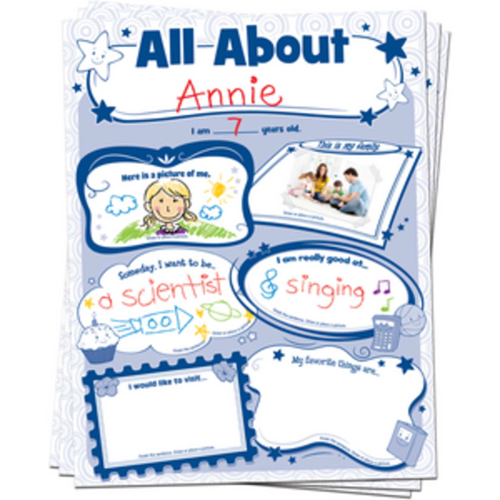 Teacher Created Resources All About Me Poster Pack [TCR5222]