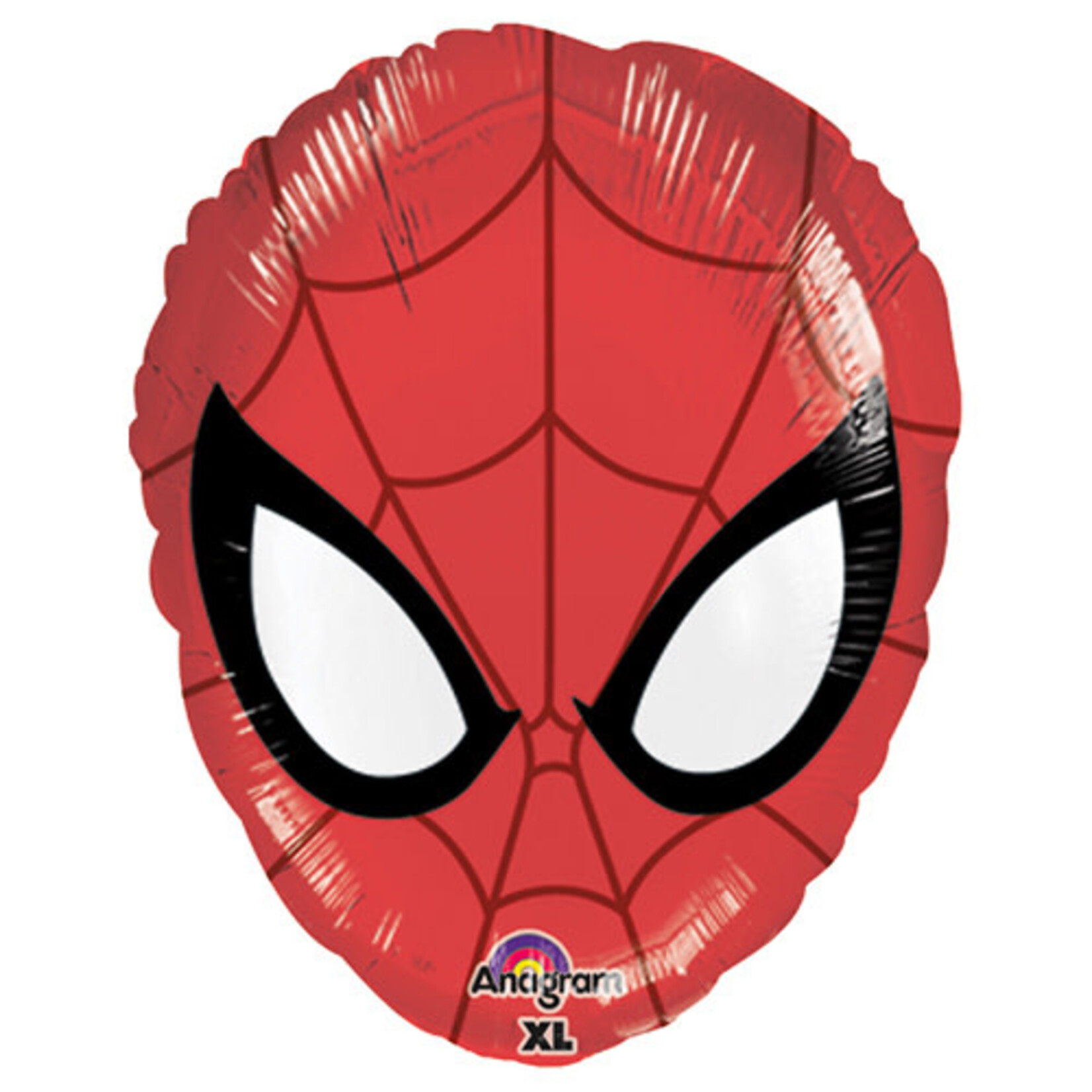 Spider-man Head 20 Inch Jr Shape Foil Mylar Balloon [26330]