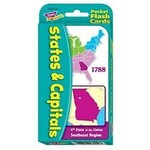 Trend Enterprises States & Capitals Pocket Flash Cards  [T23014]