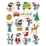 Teacher Created Resources Pete the Cat Christmas Stickers [EP62023]