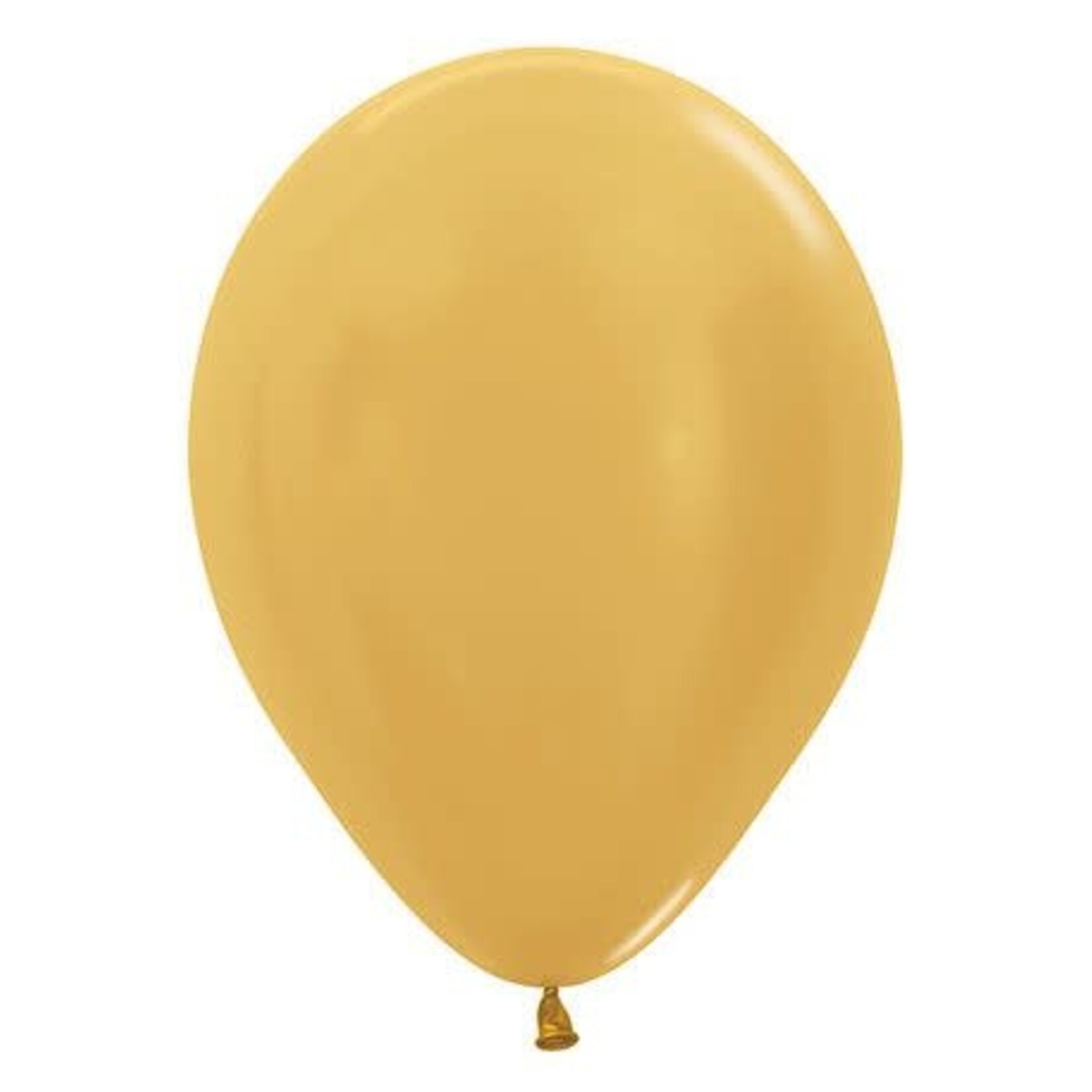 Sempertex Sempertex 11 Inch Metallic Gold Latex Balloons Bag of 100 [53082]
