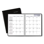 AT-A-GLANCE AT-A-GLANCE DayMinder Monthly Planner with Notes Column, Ruled Blocks, 8.75 x 7, Black Cover, 12-Month (Jan to Dec) 2025