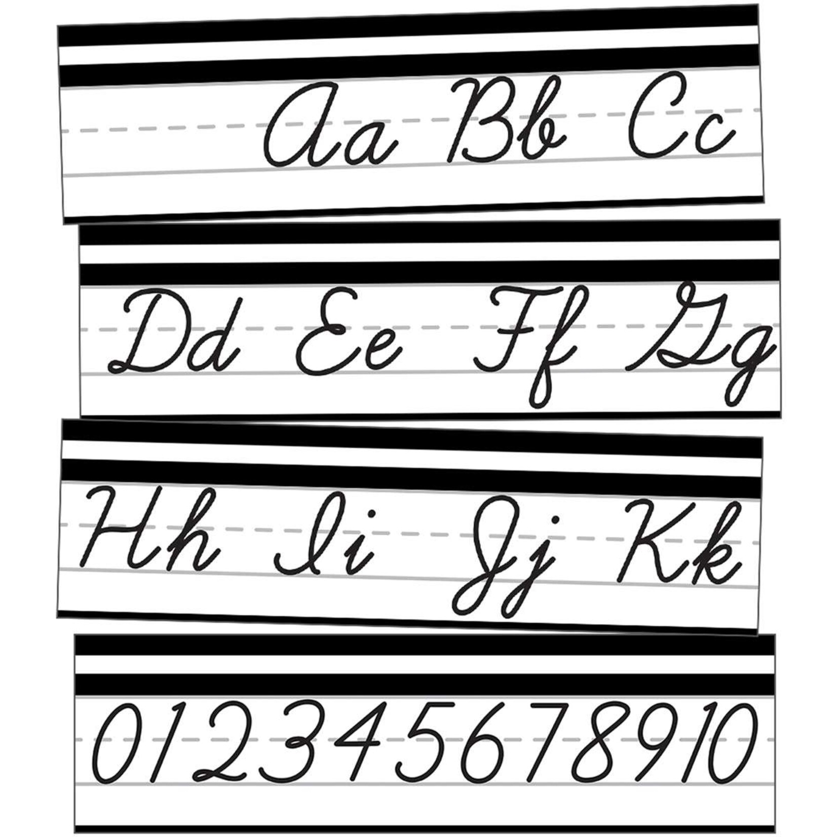 Carson-Dellosa Publishing Group Simply Stylish Alphabet Line Cursive Mini Bulletin Board Set [CD110411]