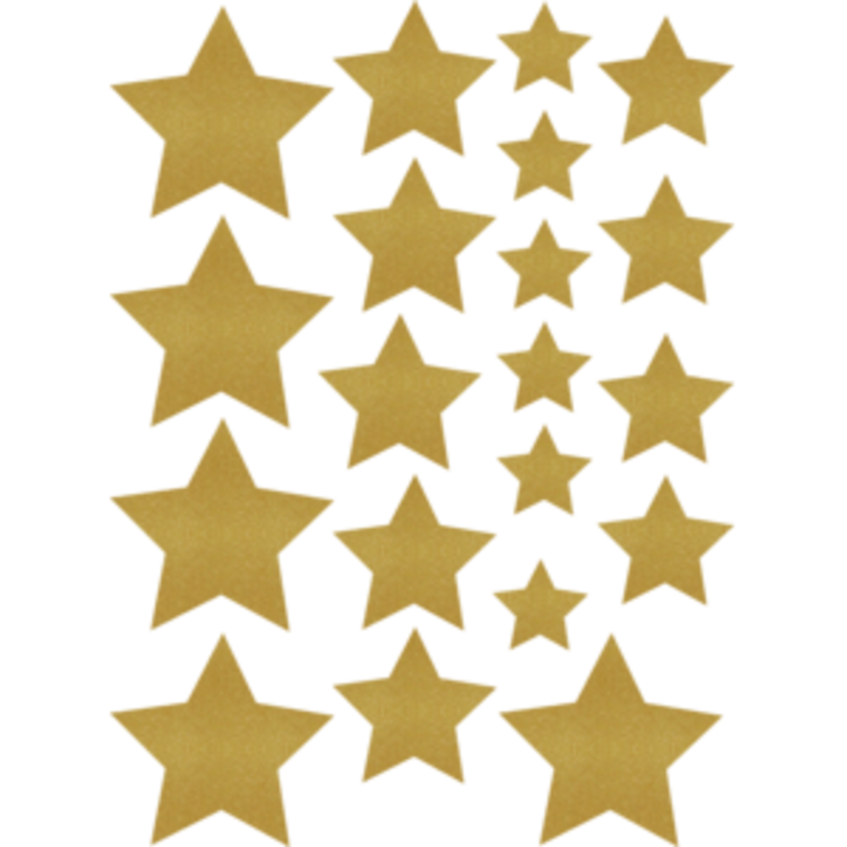 Teacher Created Resources Gold Shimmer Stars Accents - Assorted Sizes [TCR8868]