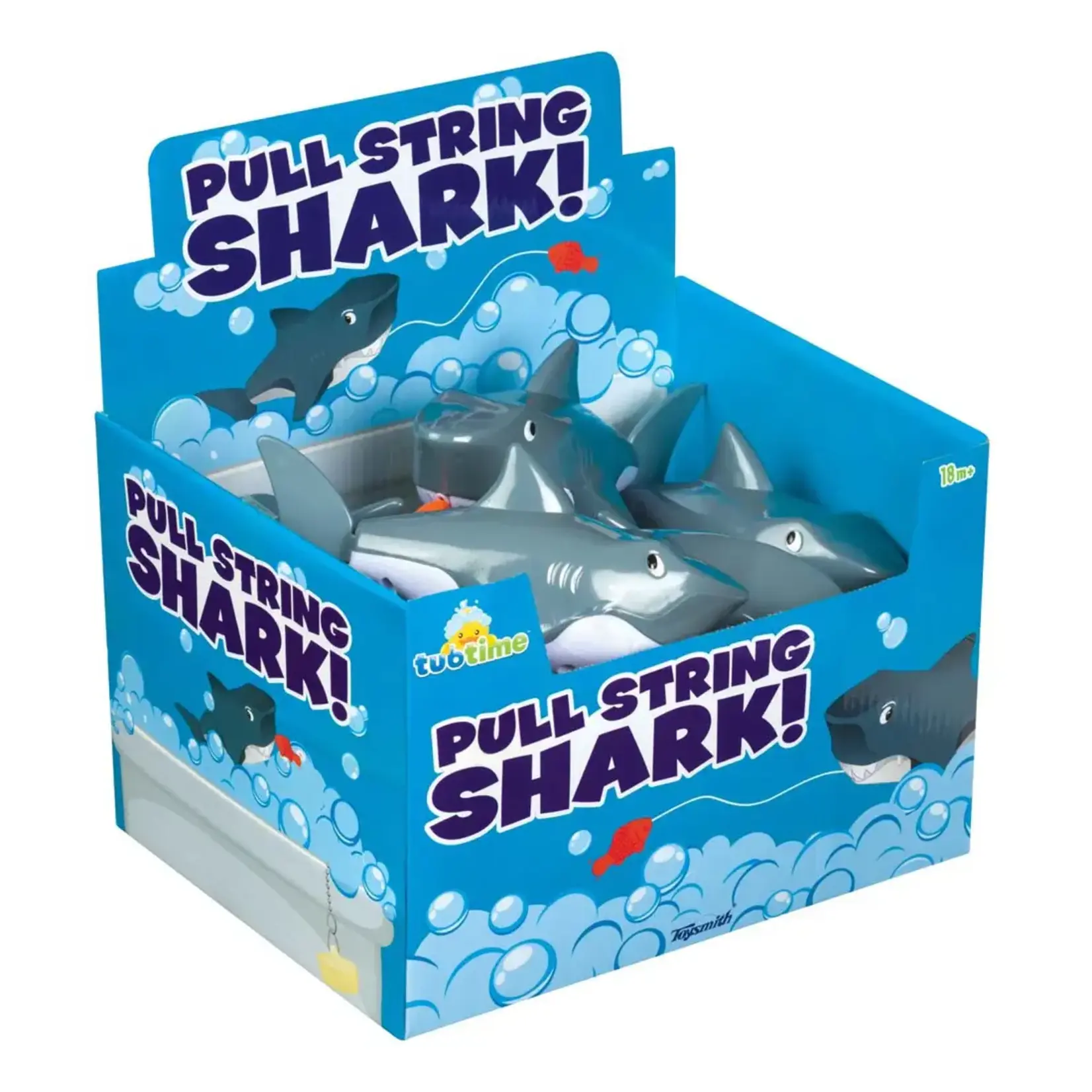 TOYSMITH Tub Time Pull-String Shark [63345]