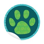 Carson-Dellosa Publishing Group One World Paw Print Floor Decals [CD168305]