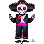 Day of the Dead Skeleton 34 Inch Mylar Foil Balloon [39996]