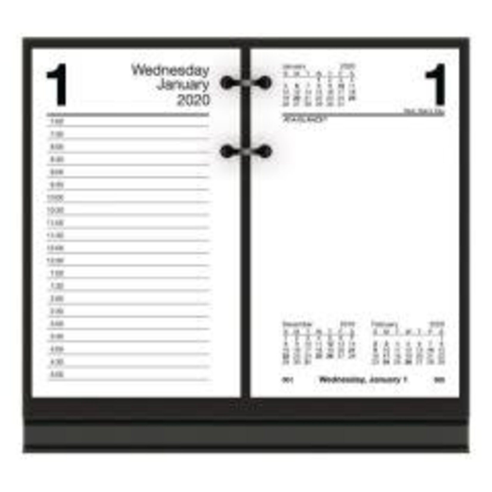 AT-A-GLANCE AT-A-GLANCE Daily Loose-Leaf Desk Calendar Refills, 3-1/2" x 6" 2025 [E7175025]