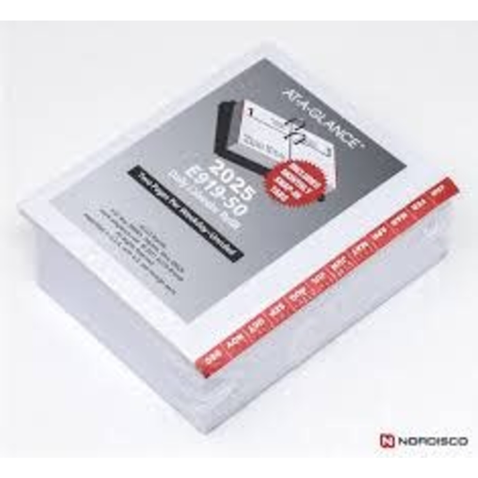 AT-A-GLANCE AT-A-GLANCE 2025 Compact Desk Calendar Refill, 3 x 3.75, White Sheets, 12-Month (Jan to Dec) [E9155025]