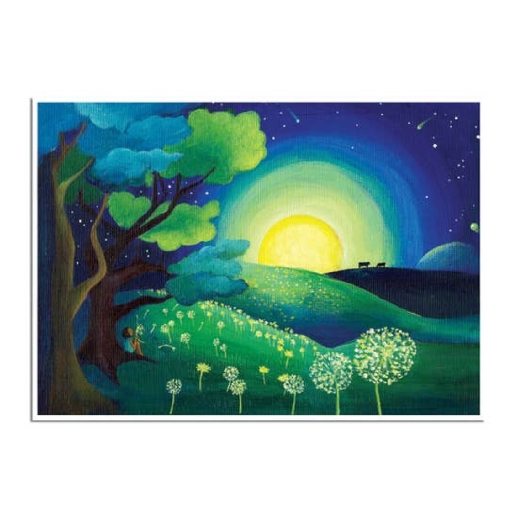ALLPORT EDITIONS Dandelions Get Well Greeting Card [2782GW]