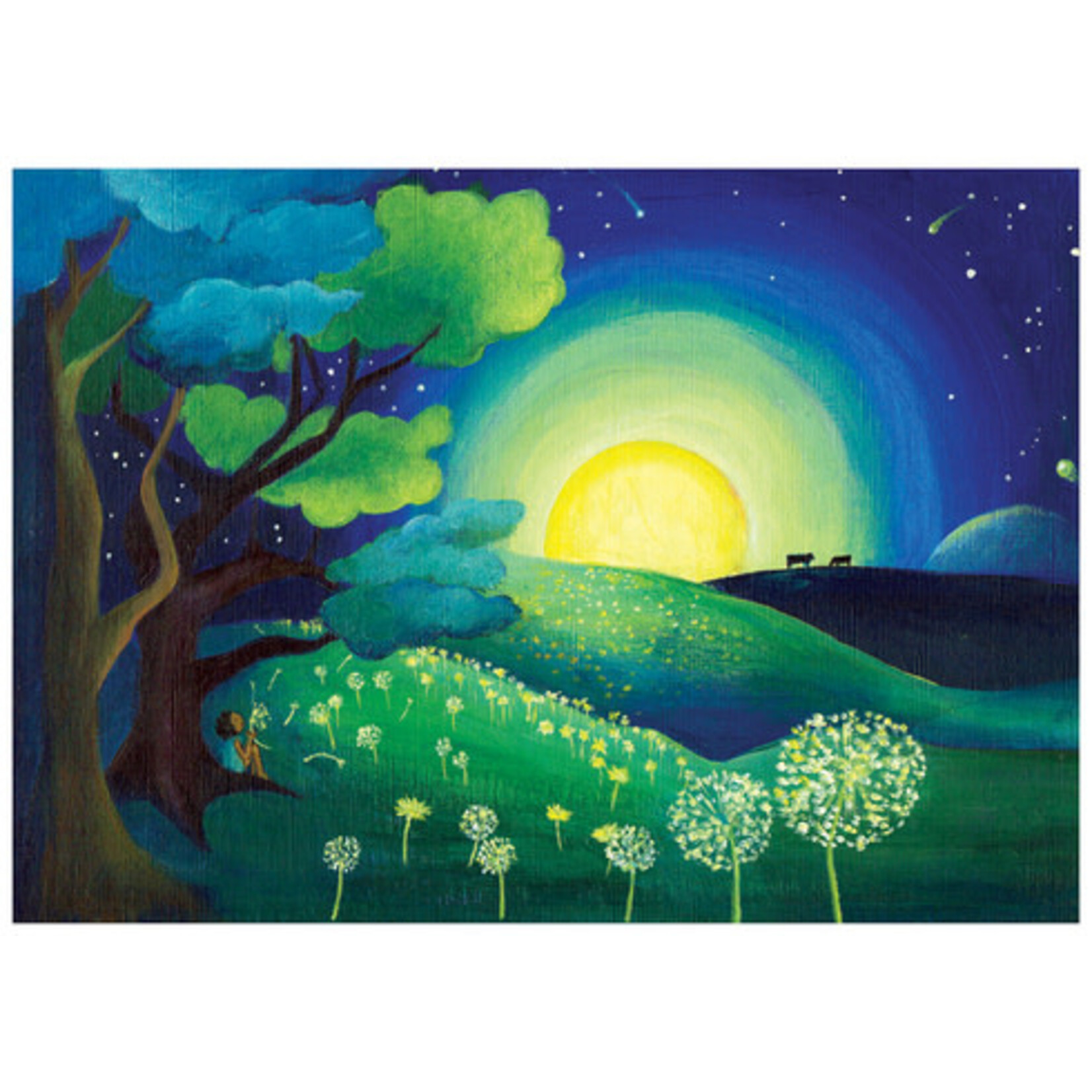 ALLPORT EDITIONS Dandelions Get Well Greeting Card [2782GW]