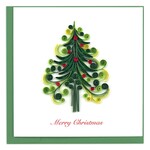 QUILLING CARDS, INC Quilled Christmas Tree Greeting Card [HD602]
