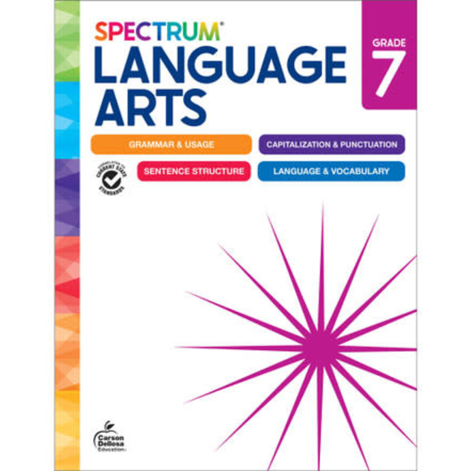 Carson-Dellosa Publishing Group New Spectrum Language Arts Workbook Grade 7 Paperback [CD705497]