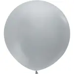 Sempertex Sempertex 36 Inch Metallic Silver Latex Balloons  2 Count [56067P2]