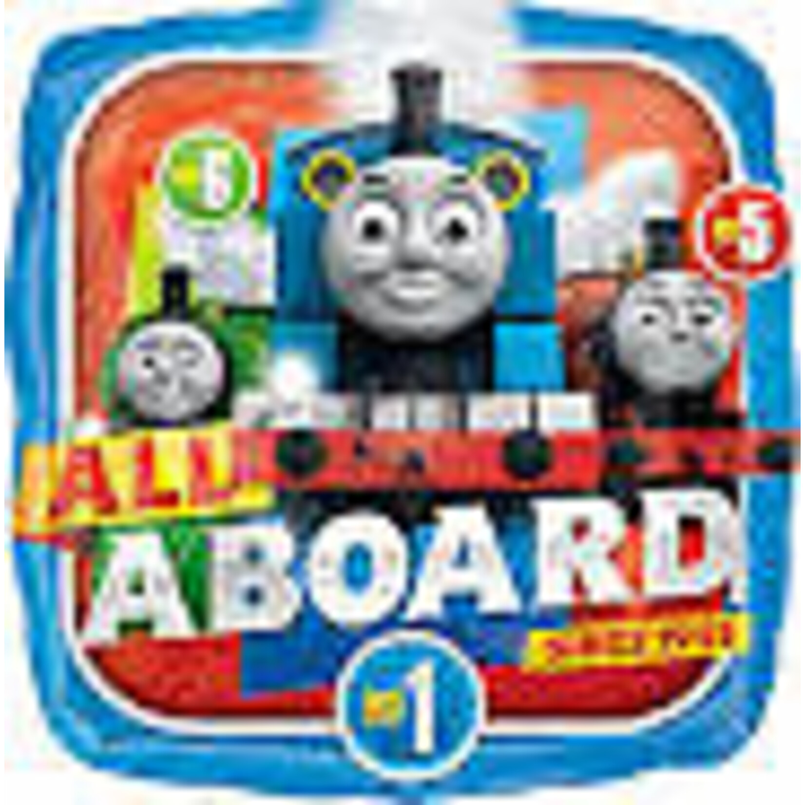 Qualatex Thomas the Train - All Aboard - 18 inch mylar balloon