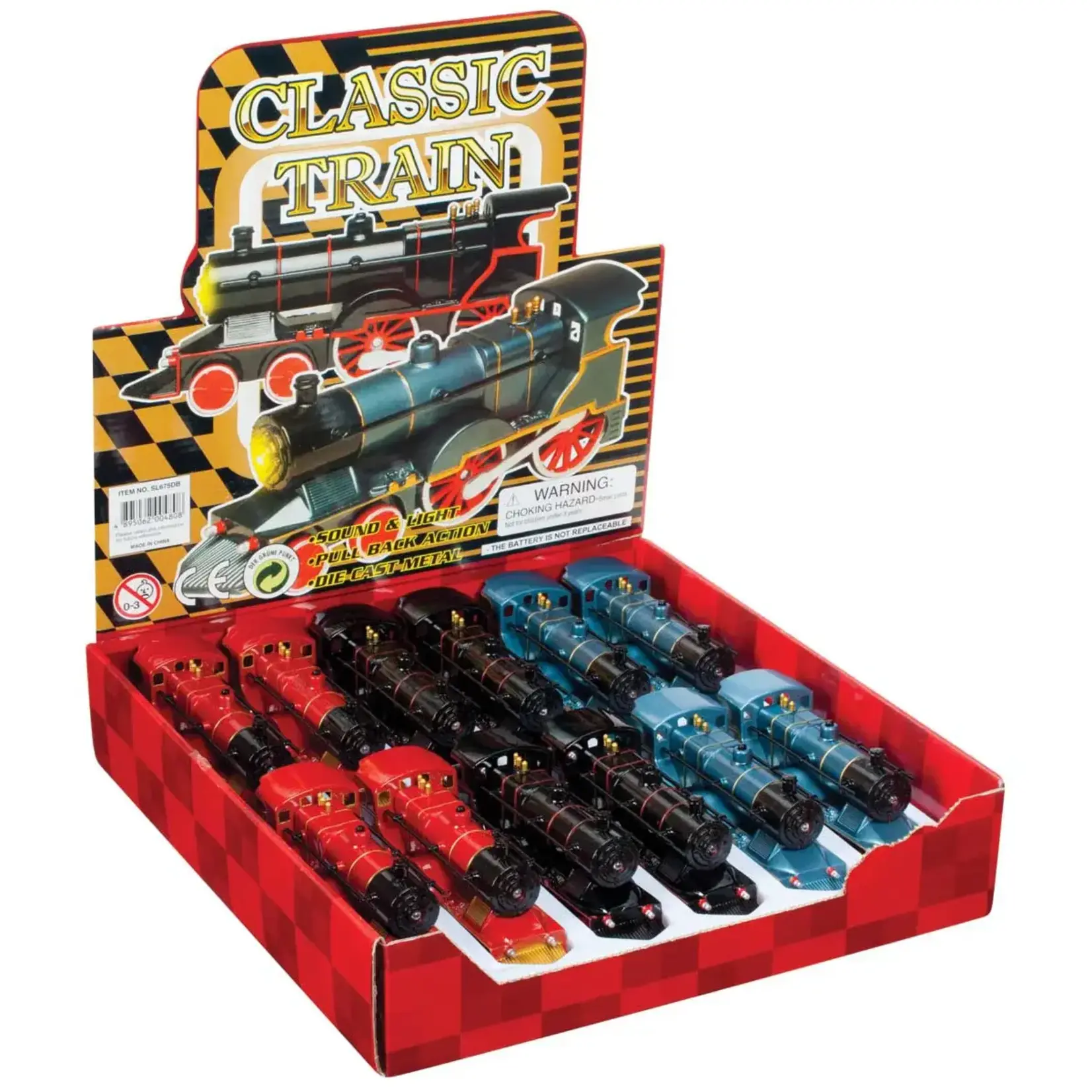 TOYSMITH Classic Light & Sound Train (Random Selection) [7045]