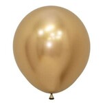 Sempertex Sempertex 18 Inch Reflex Gold Latex Balloons Bag of 15 [55848]