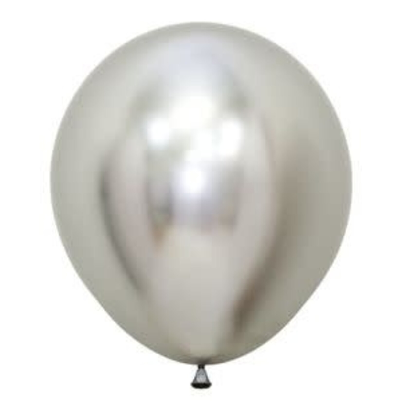Sempertex Sempertex 18 Inch Reflex Silver Latex Balloons Bag of 15 [55845]