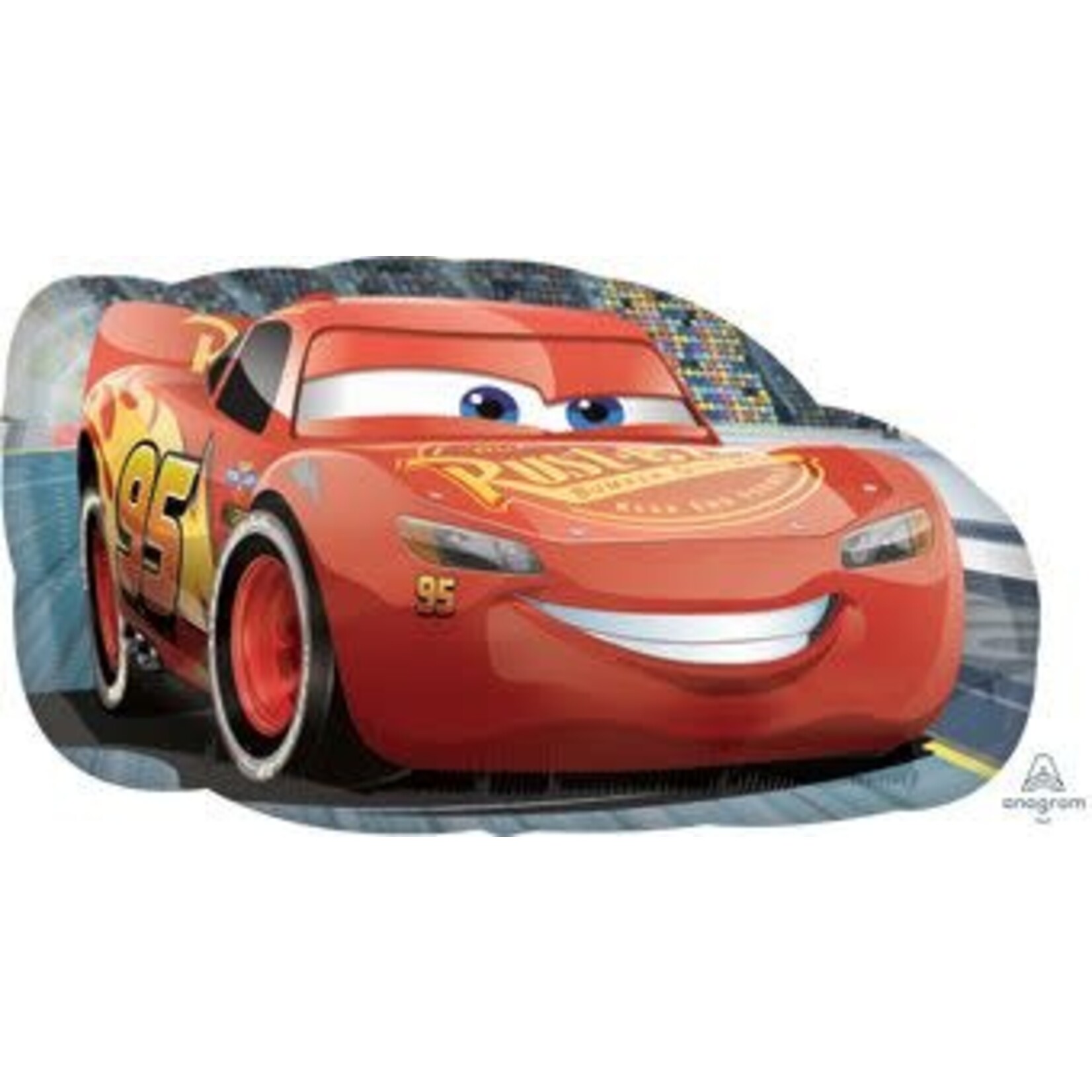 Lightning McQueen 30 Inch Foil Mylar Shape Balloon [35370]
