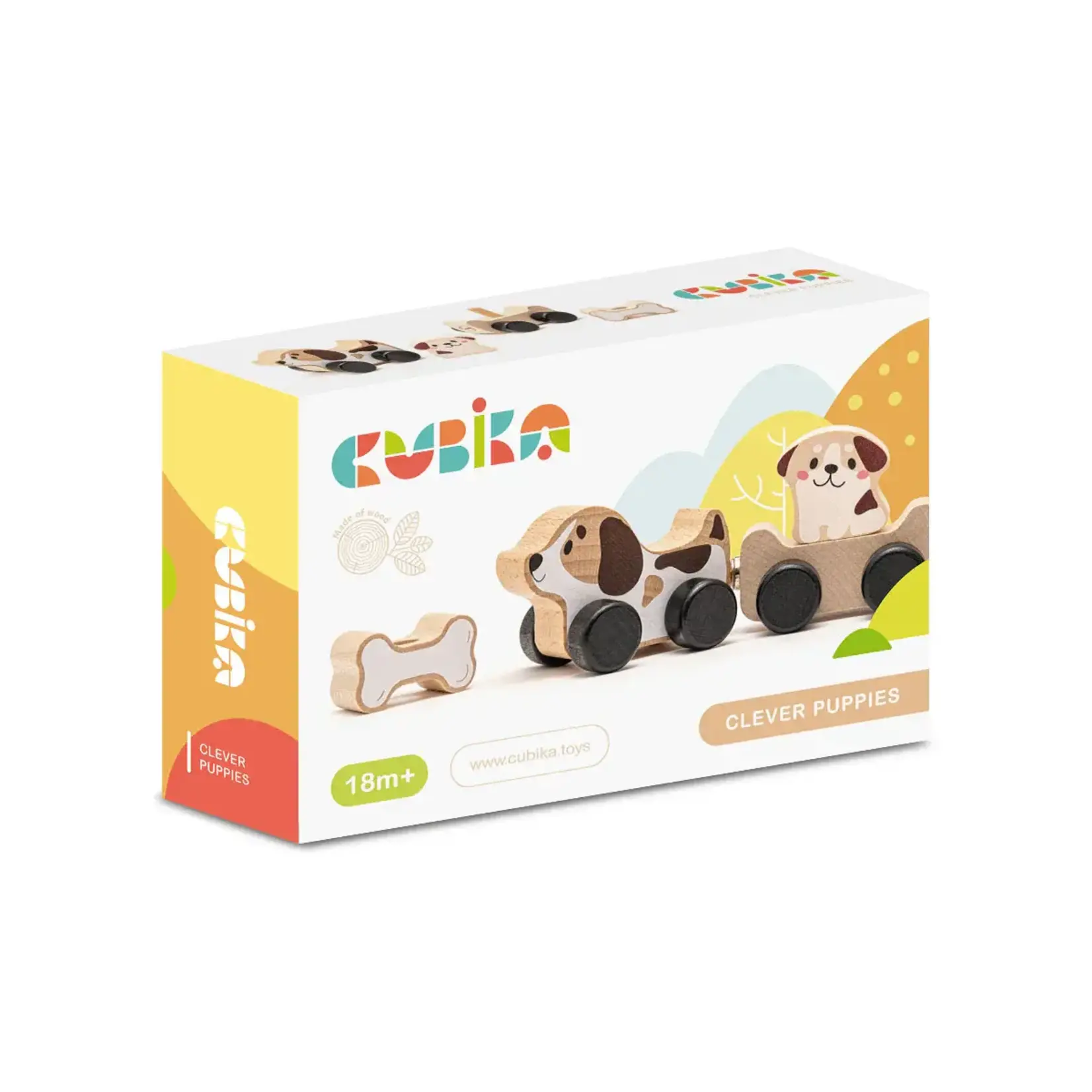 CUBIKA Cubika Wooden Toy Clever Puppies [20298]
