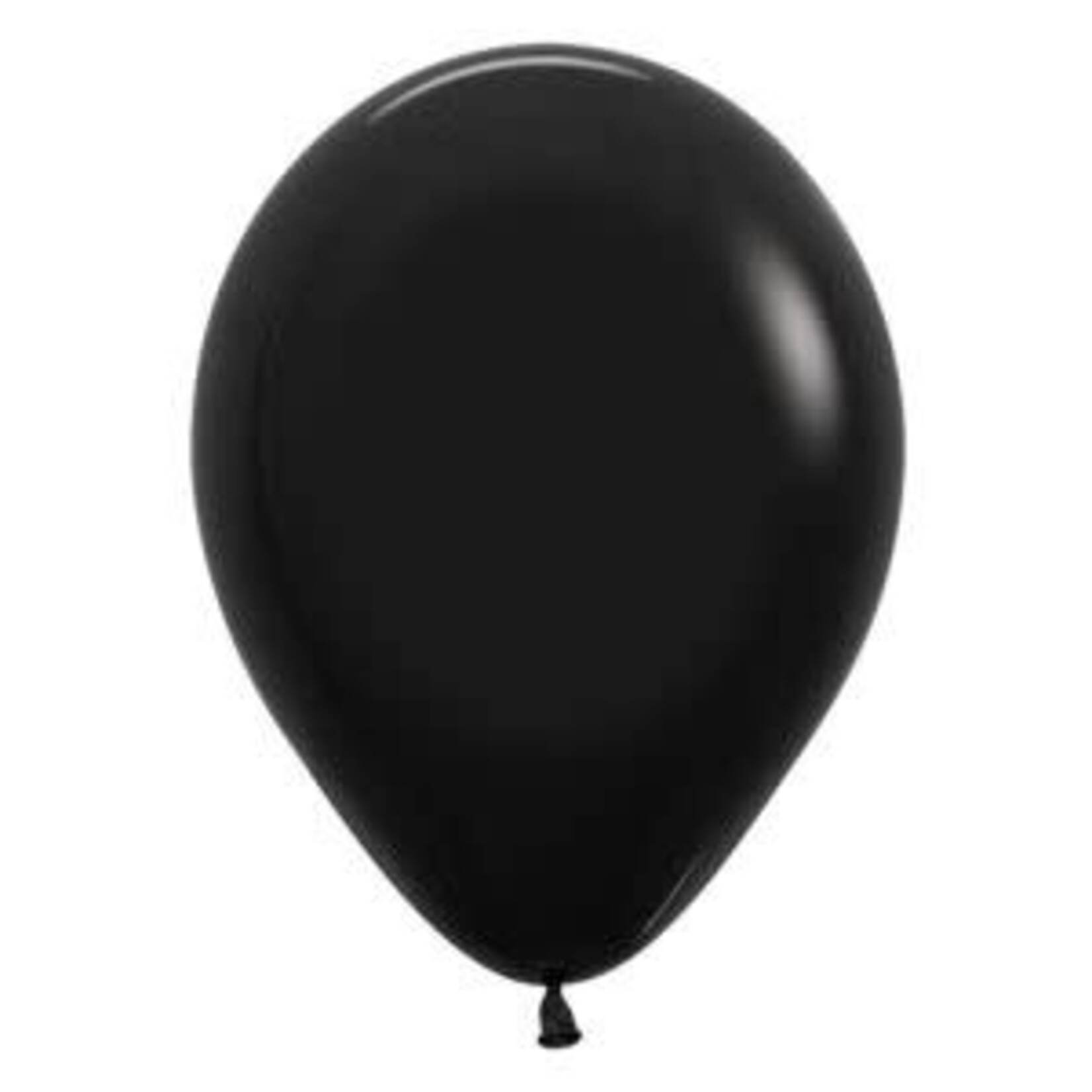 Sempertex Sempertex 11 Inch Deluxe Black Latex Balloons Bag of 100 [53014]