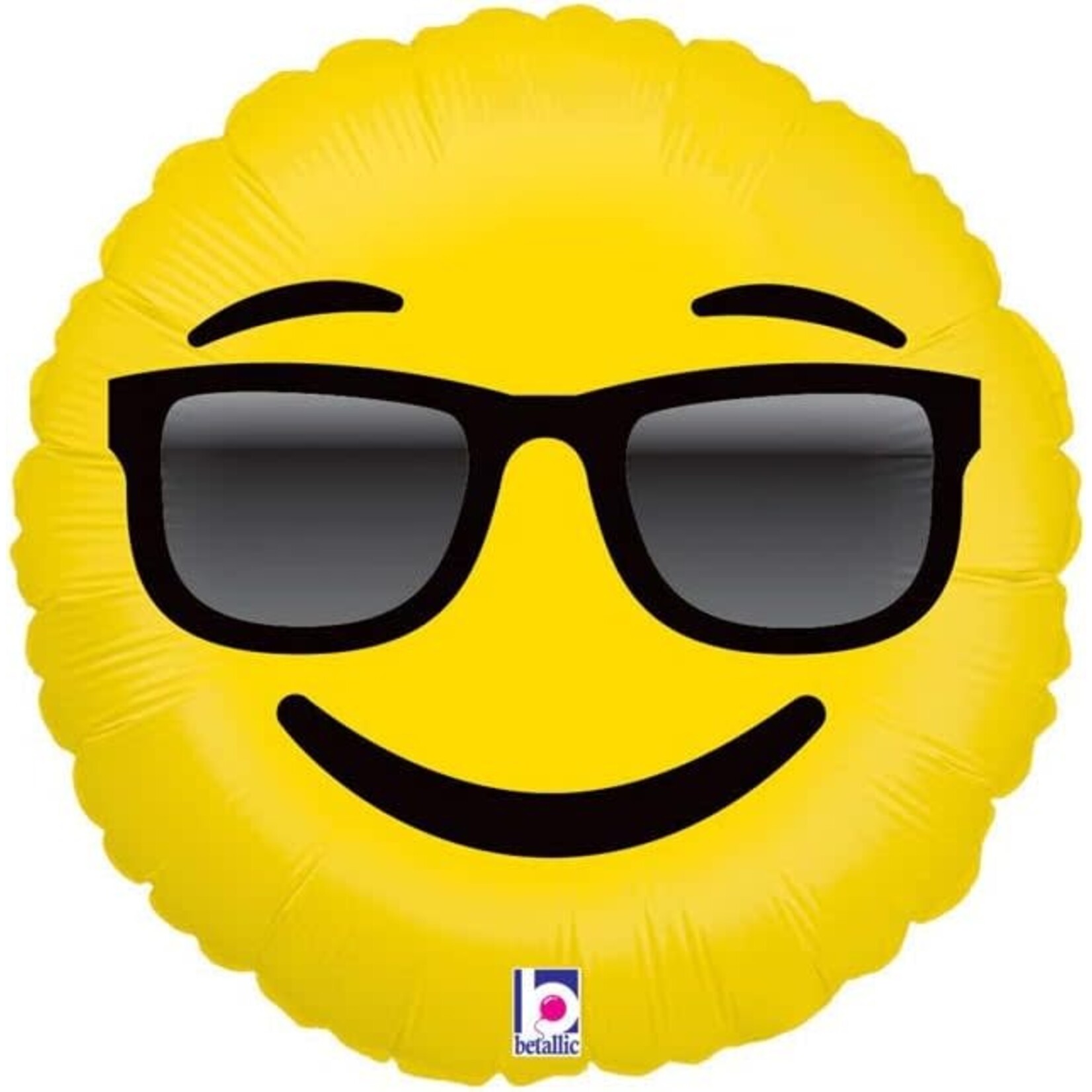 Betallic Emoji Sunglasses 18 Inch Mylar Foil Balloon [36265]