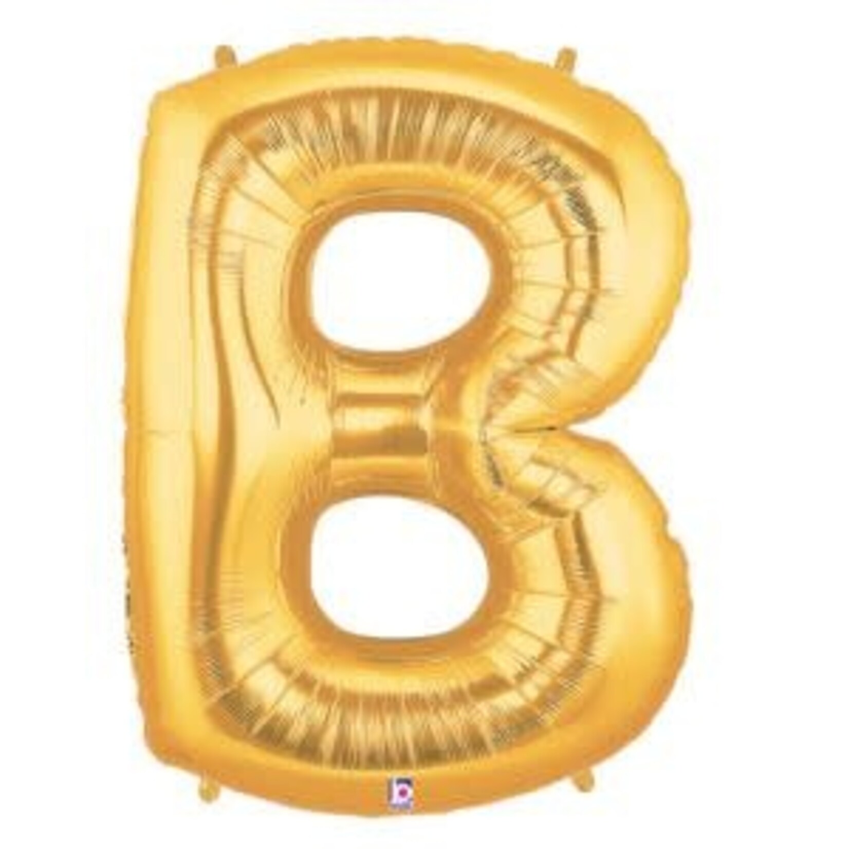 Betallic Megaloon Letter B Gold 34 Inch Foil Mylar Balloon [15902G]