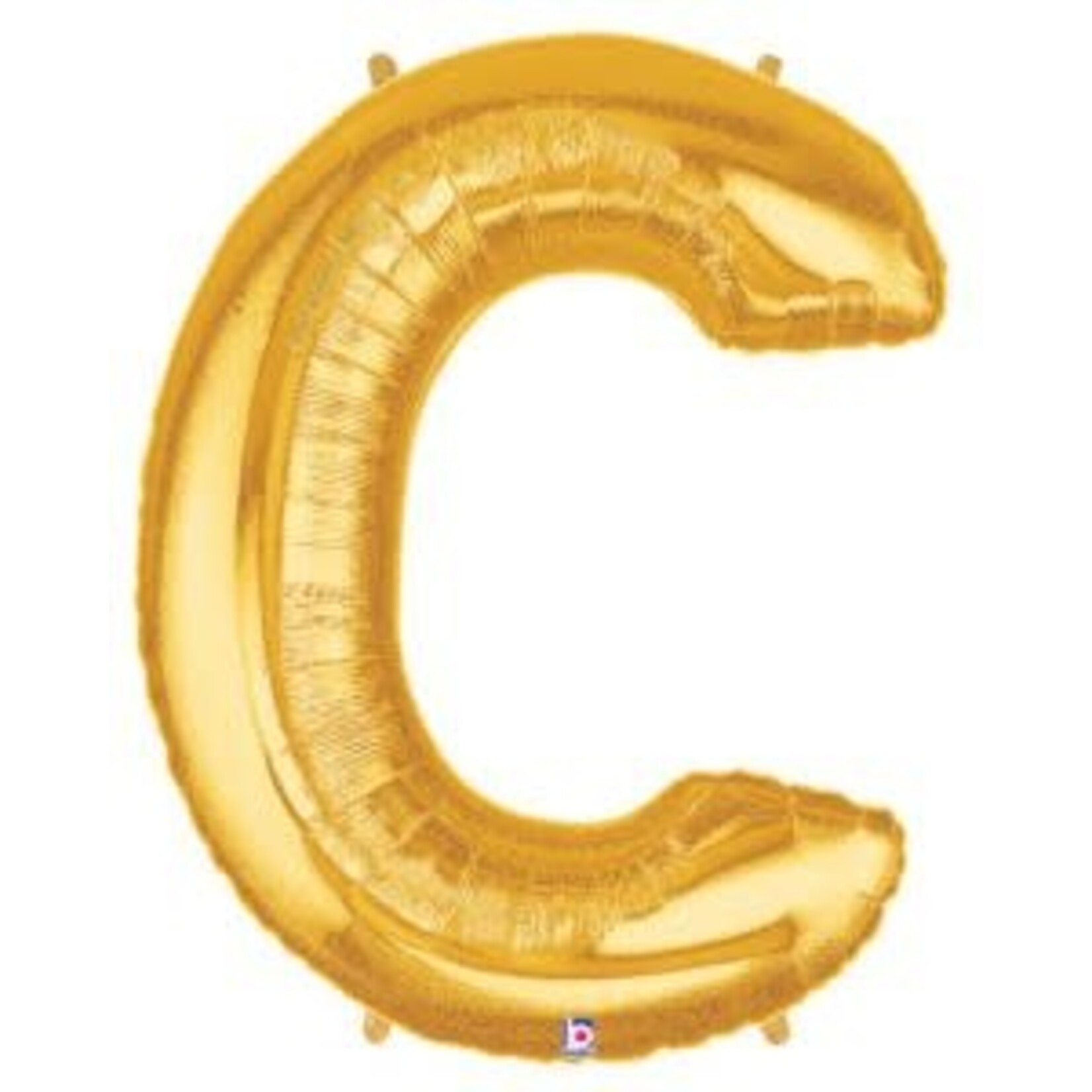 Betallic Megaloon Letter C Gold 34 Inch  Foil Mylar Balloon [15903G]