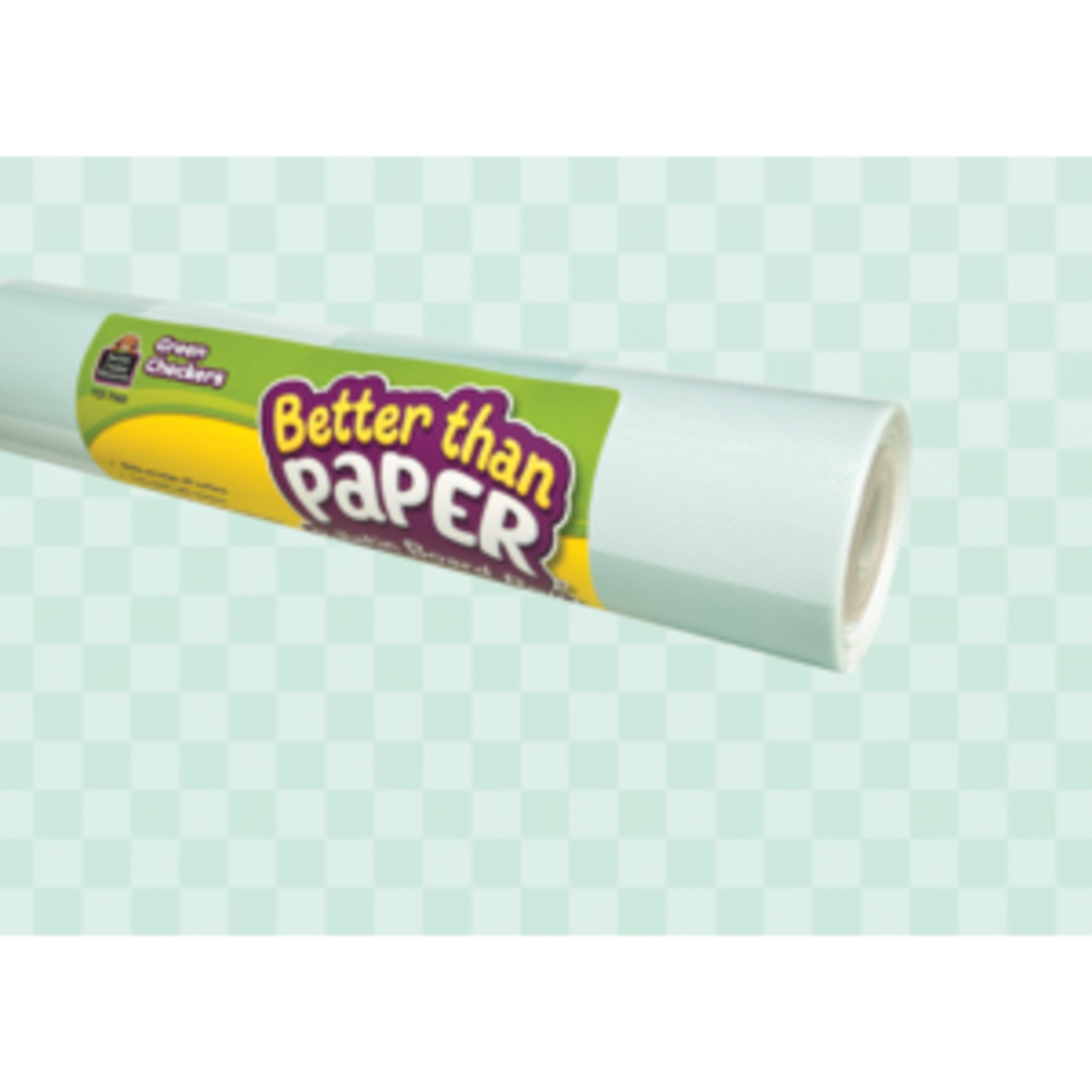 Teacher Created Resources Better Than Paper Bulletin Board Roll -Green Checkers [TCR77601]